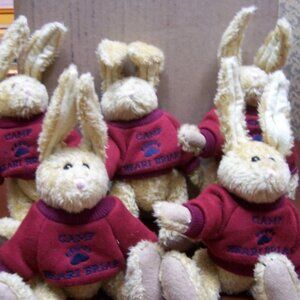 5 Boyds' Bears Camp Beari Briar Rabbits   Appx 8in